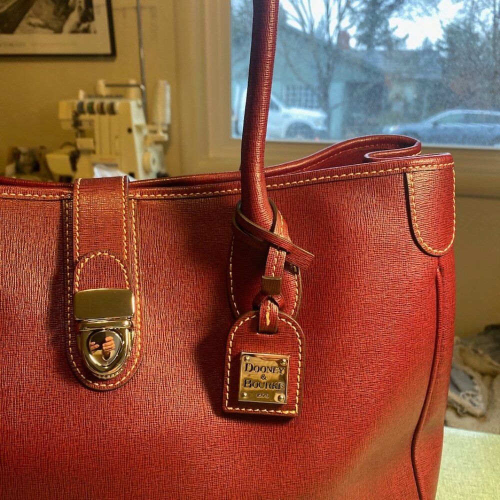 Dooney and Bourke Turnlock Tote